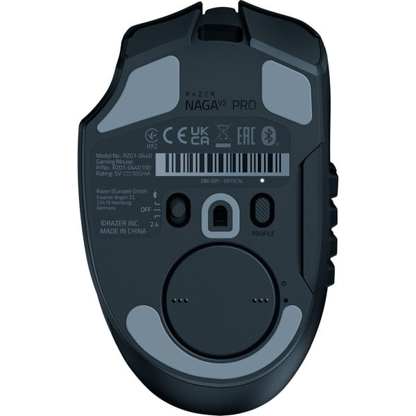 Razer Naga V2 Pro, souris gaming - vue 12