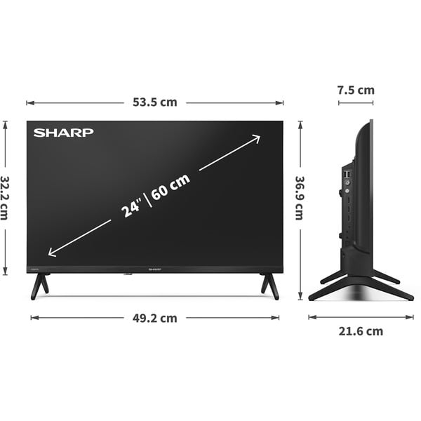 SHARP 24HE2745E, LED-Fernseher - SHARP - vue 10