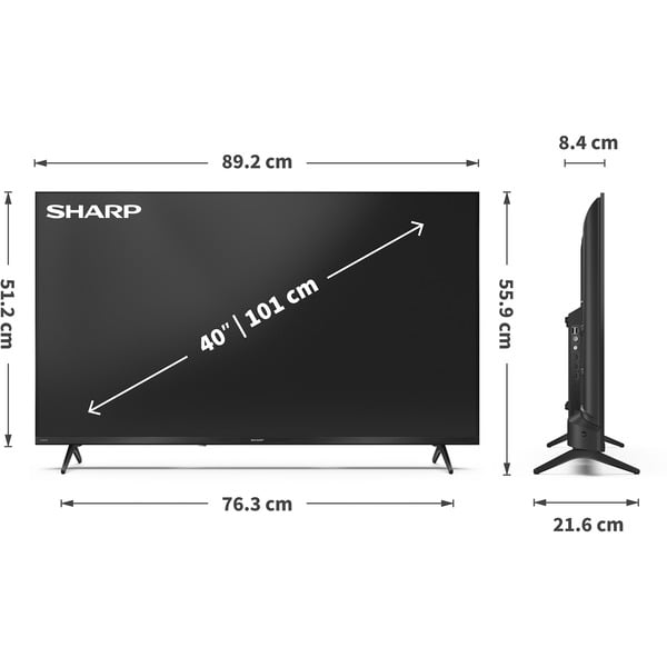SHARP 40HE2745E, LED-Fernseher - SHARP - vue 10