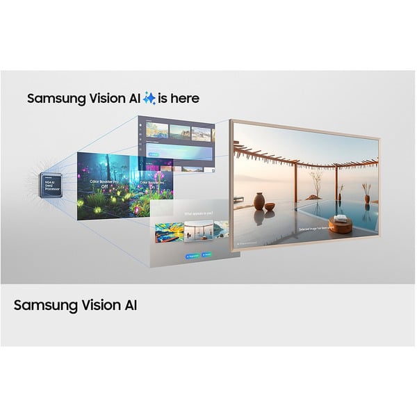 Samsung GQ65LS03FAUXZG The Frame, QLED-Fernseher - Samsung - vue 3