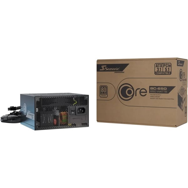 Seasonic CORE BC-650 ATX3.1, alimentation PC - Seasonic - vue 5