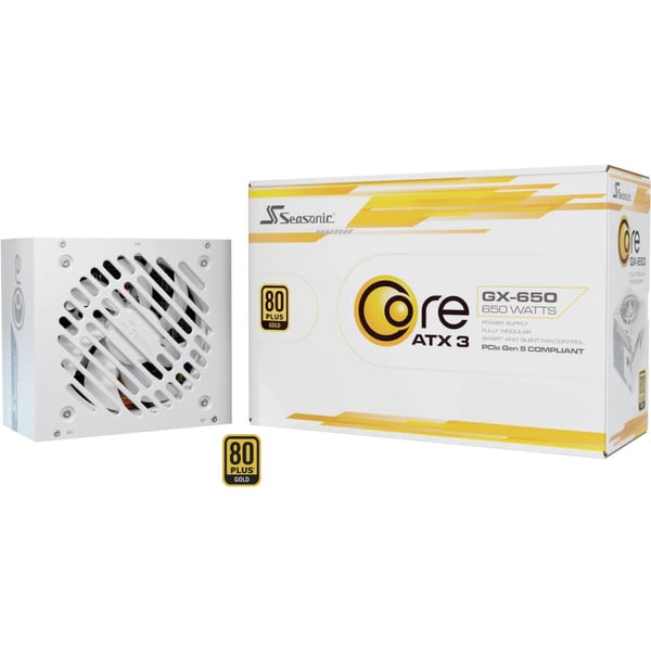 Seasonic CORE GX-650-V2-WHITE 650W, alimentation PC - Seasonic