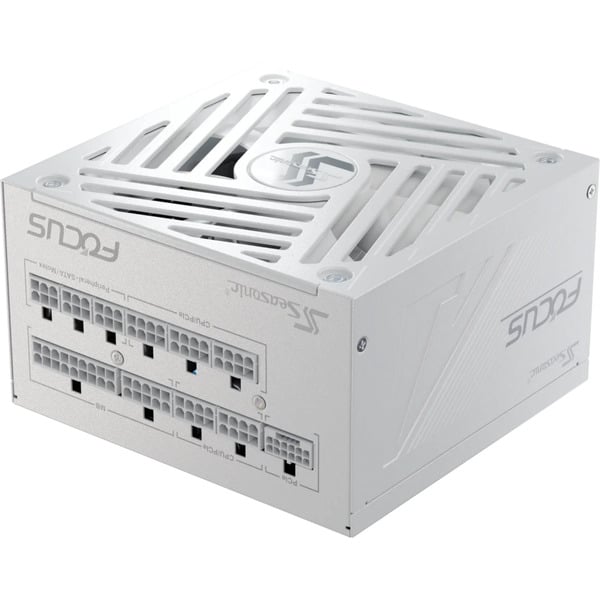 Seasonic FOCUS GX-1000 1000W ATX3.1 White Edition, alimentation PC - Seasonic - vue 2