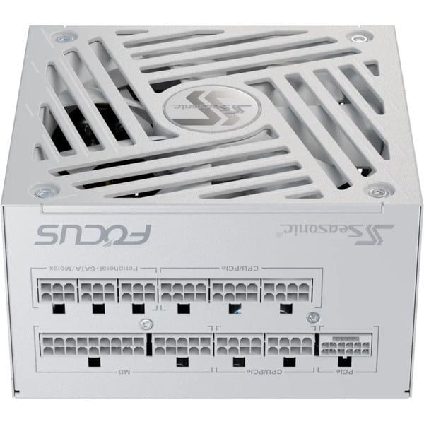 Seasonic FOCUS GX-1000 1000W ATX3.1 White Edition, alimentation PC - Seasonic - vue 4