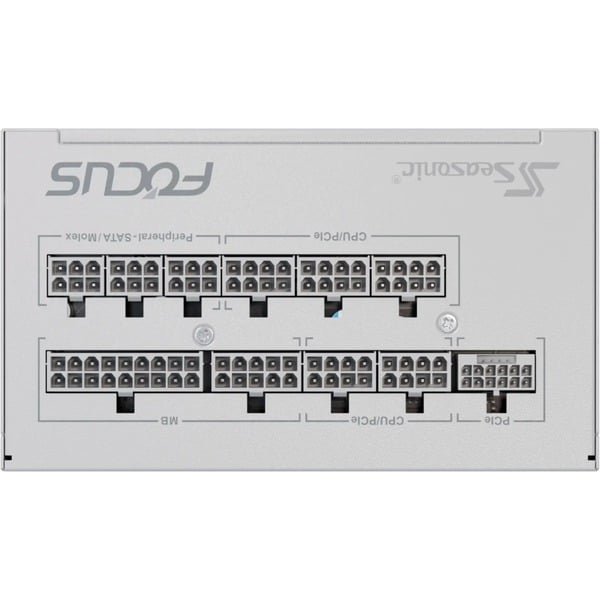 Seasonic FOCUS GX-850-V4 850W ATX3.1 White Edition, alimentation PC - Seasonic - vue 6