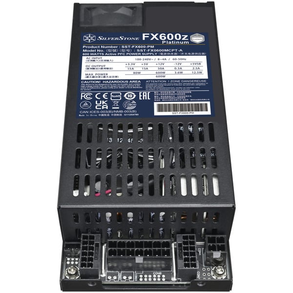 SilverStone FX600z Platinum, alimentation PC - SilverStone - vue 7