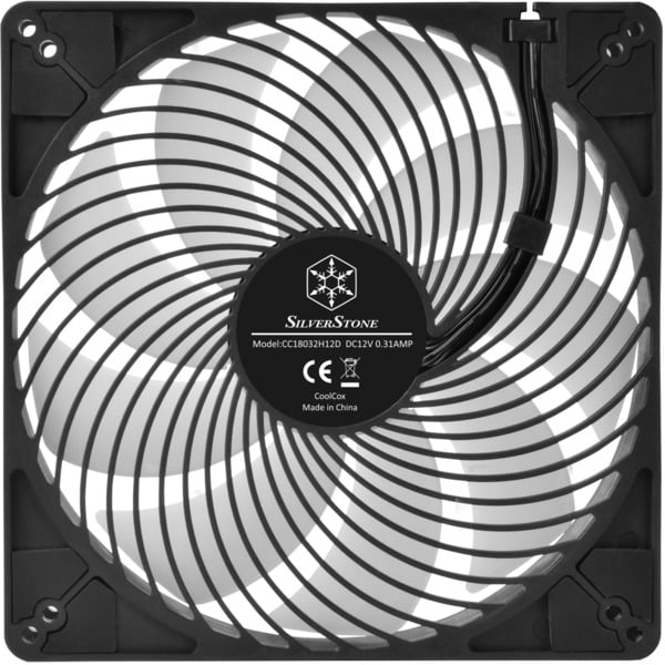 SilverStone SST-AP184i-ARGB 180x180x32, Gehäuselüfter - SilverStone - vue 3