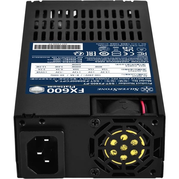 SilverStone SST-FX600-PT, alimentation PC - SilverStone - vue 3