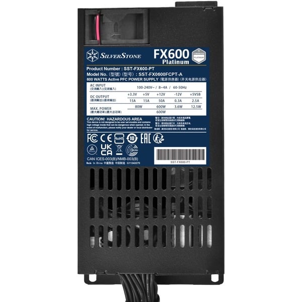 SilverStone SST-FX600-PT, alimentation PC - SilverStone - vue 5