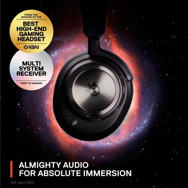 SteelSeries Arctis Nova Pro Wireless, casque gaming - vue 2