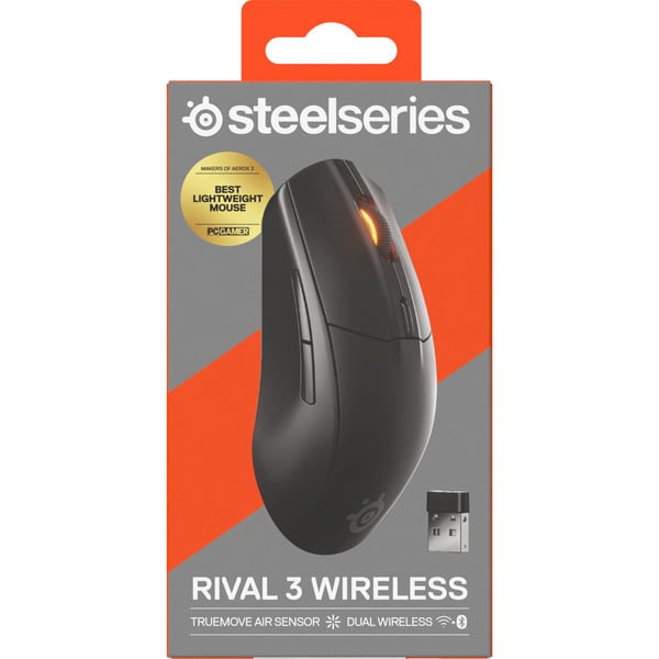SteelSeries Rival 3 Wireless Gen 2, souris gaming - vue 7