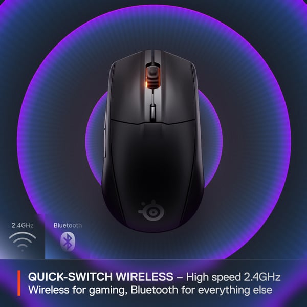 SteelSeries Rival 3 Wireless Gen 2, souris gaming - vue 10