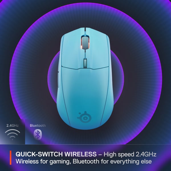 SteelSeries Rival 3 Wireless Gen 2, souris gaming - vue 10