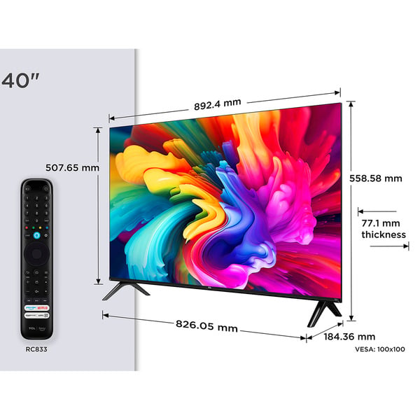 TCL 40SF560, QLED-Fernseher - TCL - vue 2