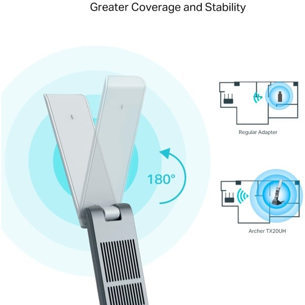 TP-Link Archer TX20UH, adaptateur Wi-Fi - TP-Link - vue 5