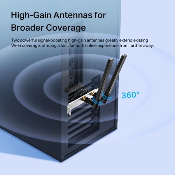 TP-Link Archer TX55E, adaptateur Wi-Fi - TP-Link - vue 3