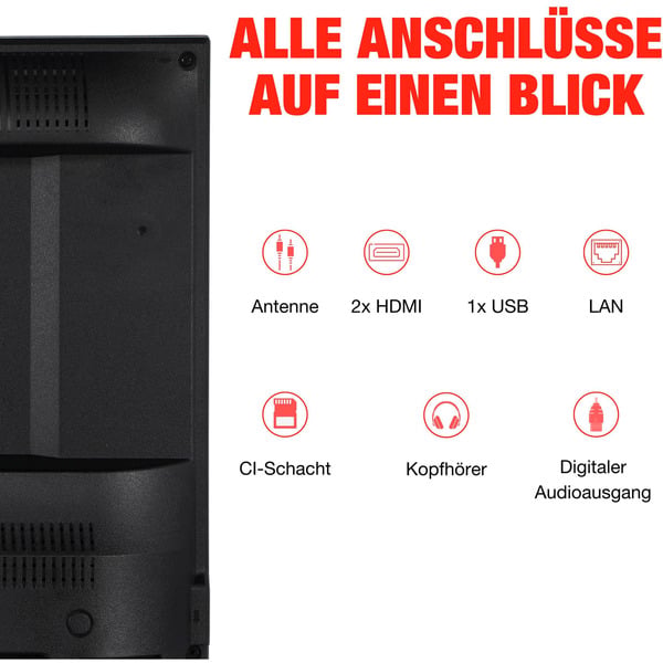 Telefunken XH32TP900S, LED-Fernseher - Telefunken - vue 5
