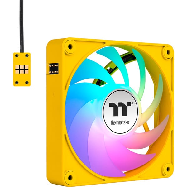 Thermaltake CT120 EX ARGB Sync PC Cooling Fan Bumblebee, Gehäuselüfter - Thermaltake - vue 2