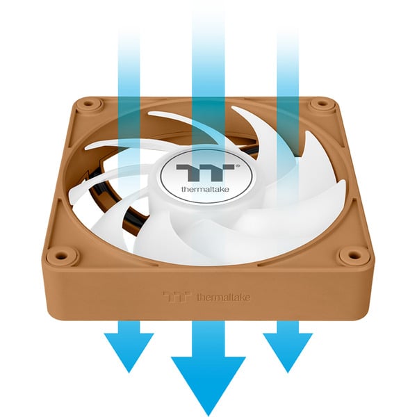 Thermaltake CT120 EX ARGB Sync PC Cooling Fan Gravel Sand, Gehäuselüfter - Thermaltake - vue 10