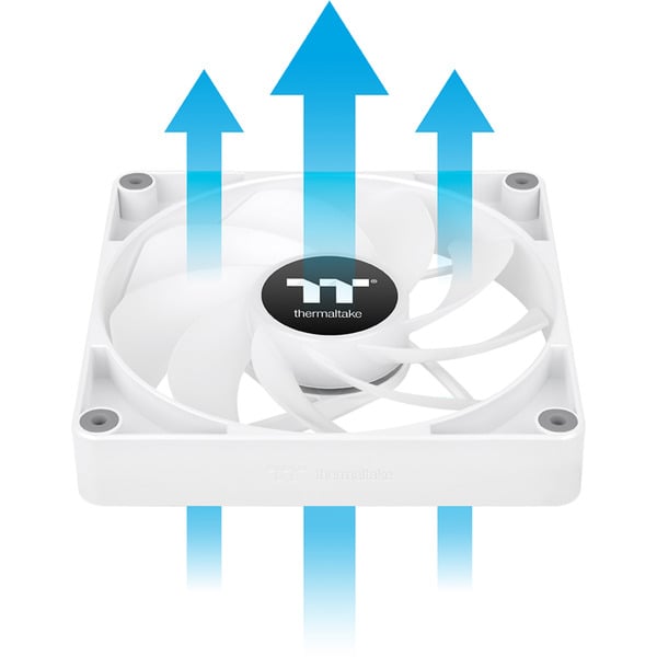 Thermaltake CT140 Reverse ARGB Sync PC Cooling Fan White, Gehäuselüfter - Thermaltake - vue 11