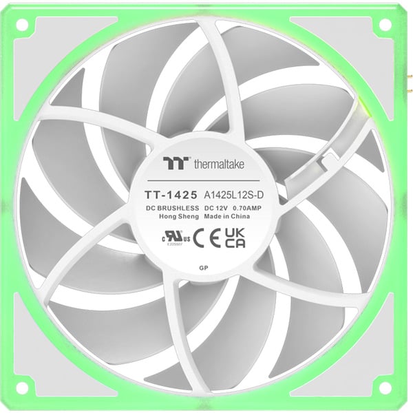 Thermaltake TOUGHFAN EX 140 ARGB Sync White, Gehäuselüfter - Thermaltake - vue 8