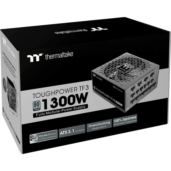 Thermaltake Toughpower TF3 1300W, alimentation PC - Thermaltake - vue 10