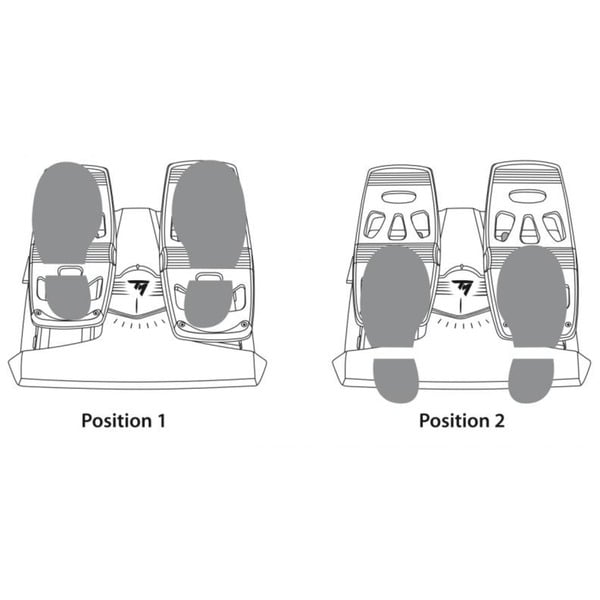 Thrustmaster Pedalset TFRP (Rudder Pedals), Pedale - Thrustmaster - vue 7