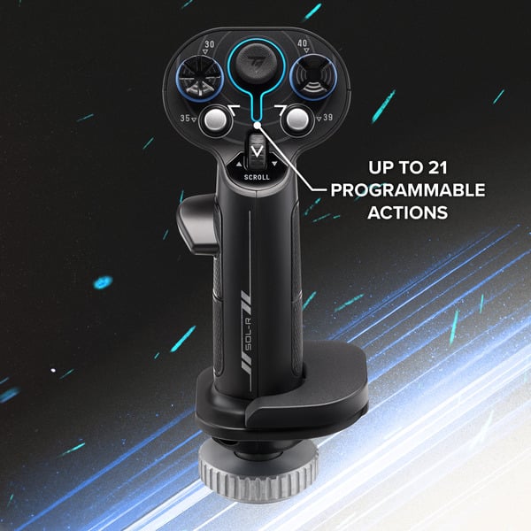 Thrustmaster Sol-R 3 AVA Add-On Grip, Joystick - Thrustmaster - vue 5