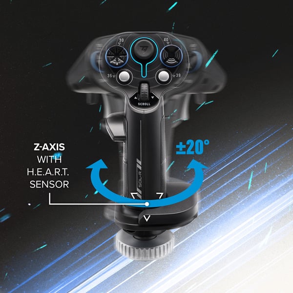 Thrustmaster Sol-R 3 AVA Add-On Grip, Joystick - Thrustmaster - vue 11