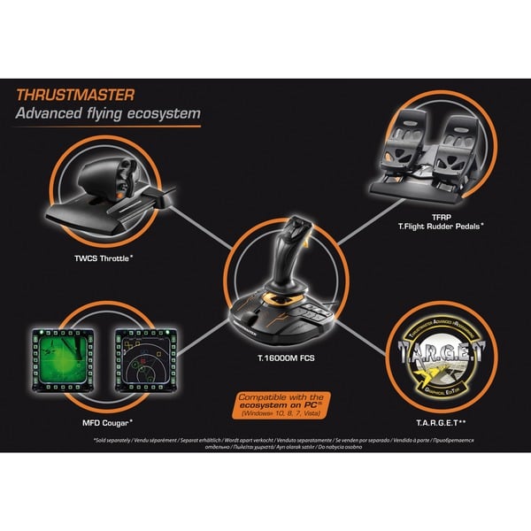 Thrustmaster T16000M FCS, Joystick - Thrustmaster - vue 6