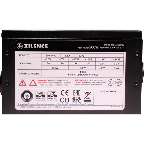 Xilence Performance C 350W, alimentation PC - Xilence - vue 7