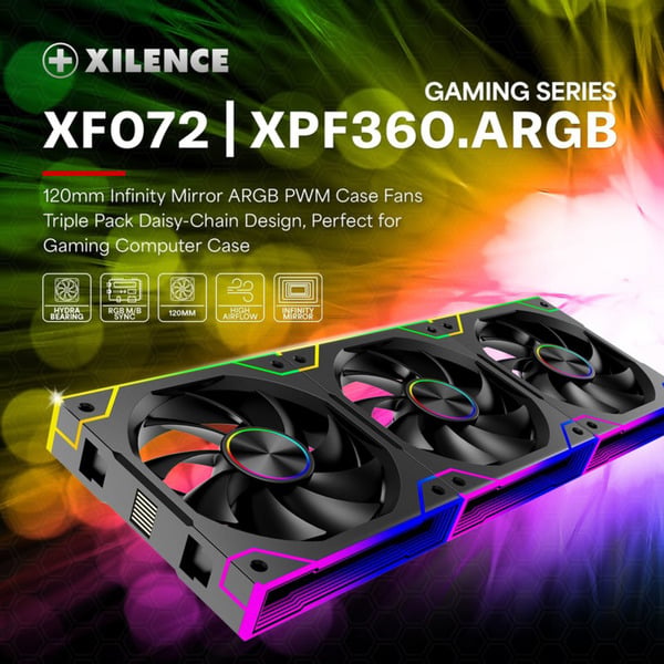 Xilence XPF360.ARGB, Gehäuselüfter - Xilence - vue 9
