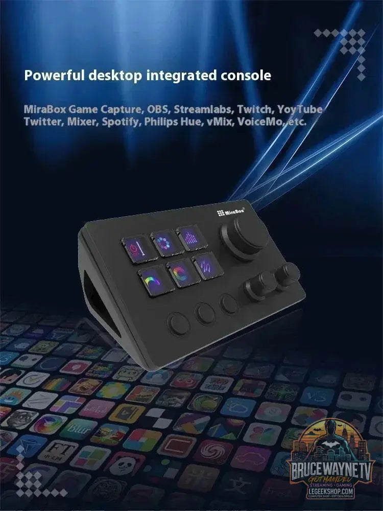 🎮 Clavier Macro Visuel Mirabox N3 – Streamdeck Personnalisable pour PC - Legeekshop