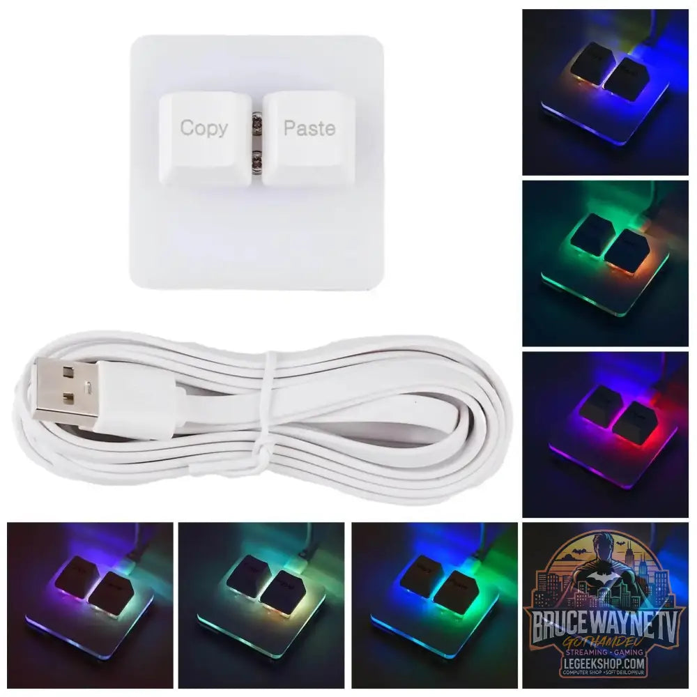🎮 Mini Clavier Mécanique Programmable SayoDevice – USB | 2 à 24 Touches Macro - copy paste White / China - clavier