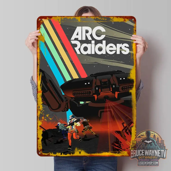 Affiche Métallique Arc Raiders Vintage Rétro Déco Murale 30x20cm - D25 / 15.7x11.8In(40x30cm) - Affiche Métallique