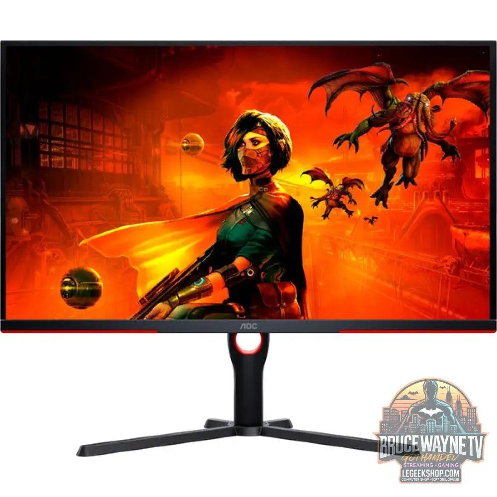 AOC AGON U32G3X/BK, Gaming-Monitor - vue 2