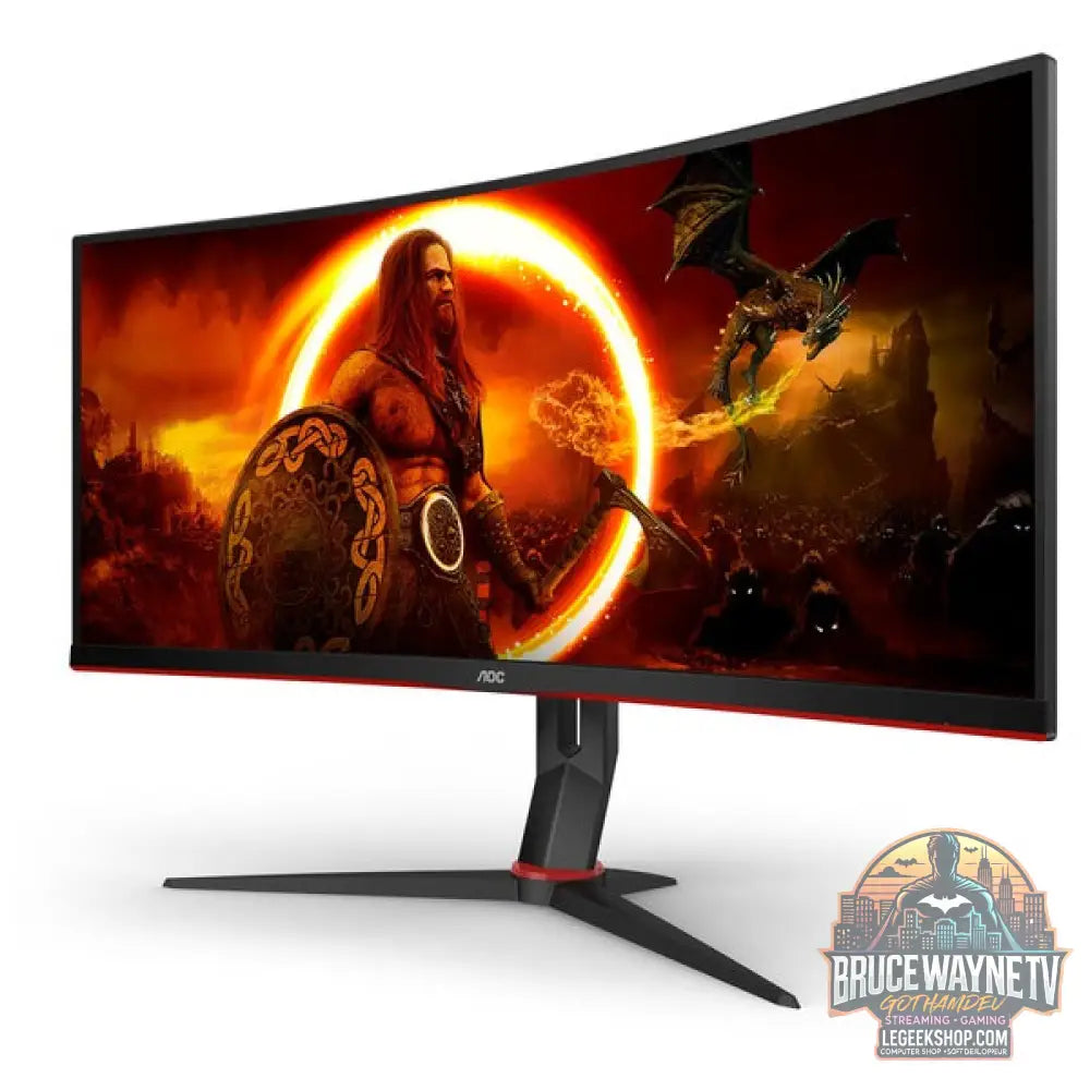AOC CU34G2XP/BK 34" QHD/WQHD VA 180 Hz - AOC - vue 4