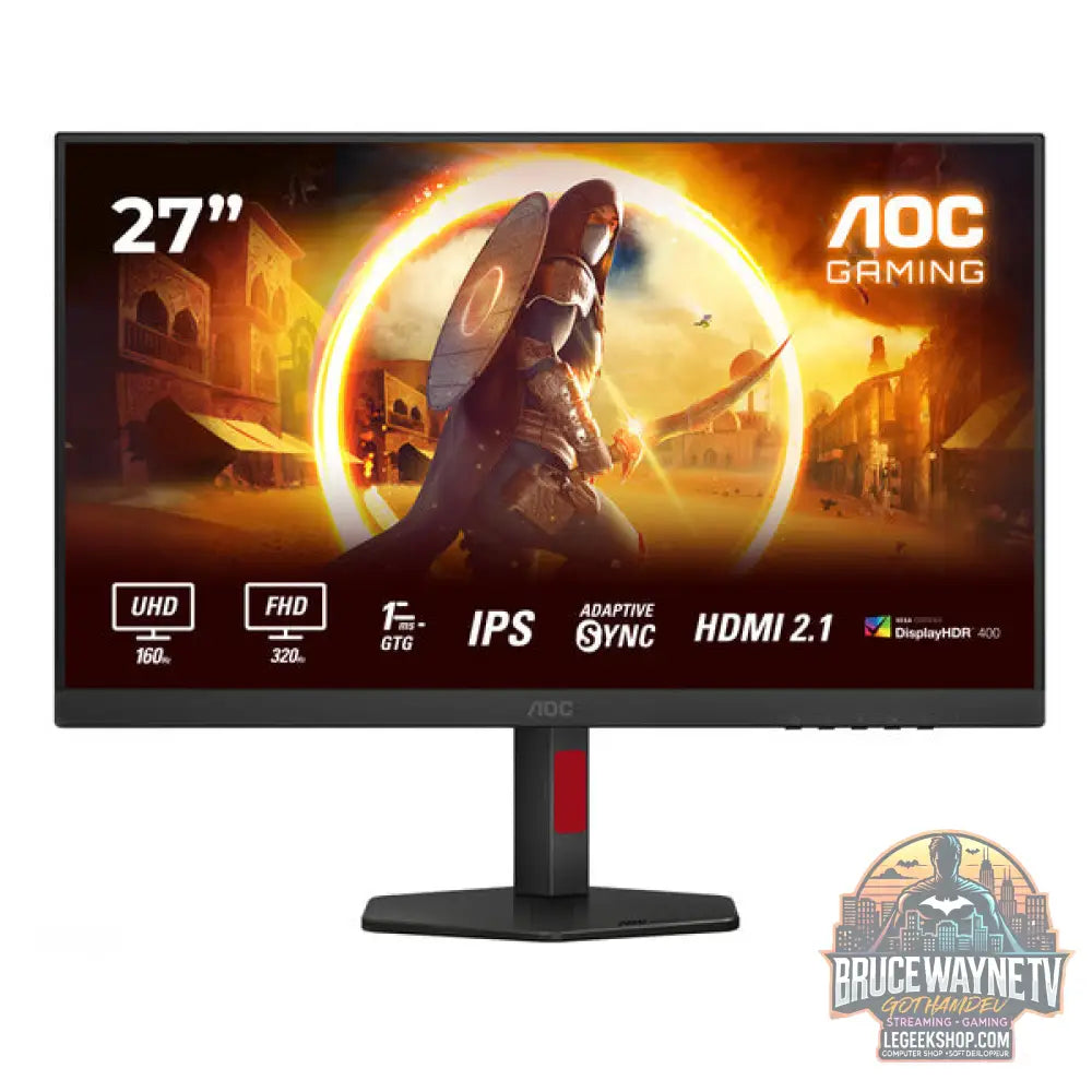 AOC U27G4R DualFrame 27" FHD IPS 320 Hz - AOC - vue 2