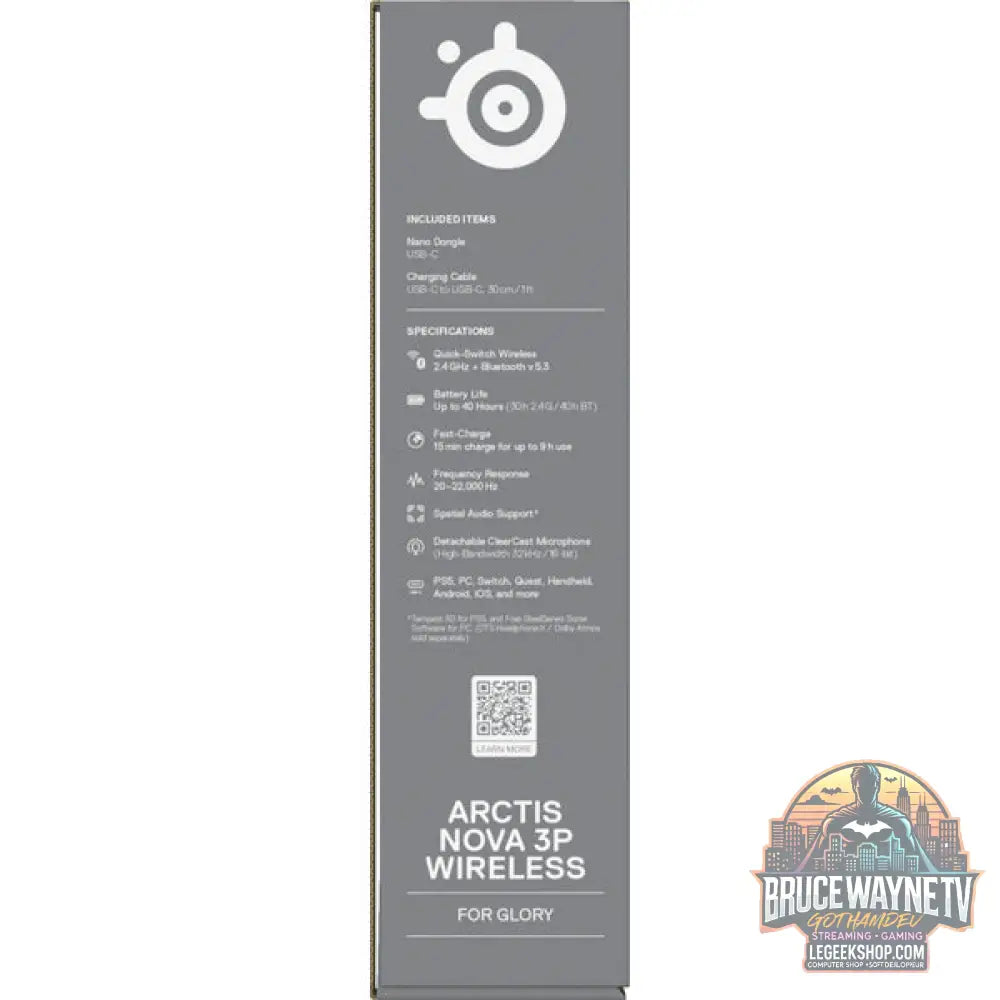 Arctis Nova 3P Wireless Lavender - SteelSeries - vue 11