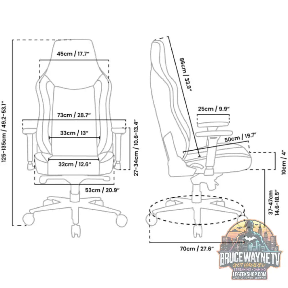 Arozzi Vernazza Soft tissu, chaise gaming - Arozzi - vue 7