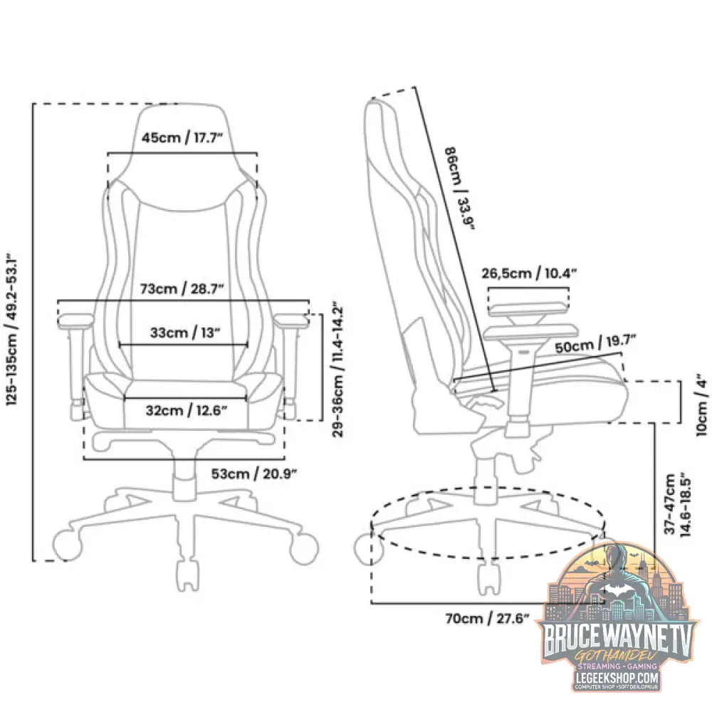 Arozzi Vernazza Supersoft tissu, chaise gaming - Arozzi - vue 7