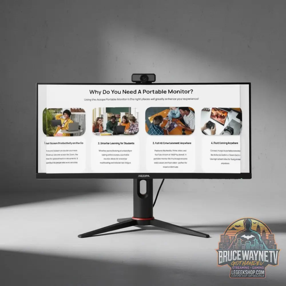 ARZOPA Moniteur — produit geek, vue 19, LeGeekShop