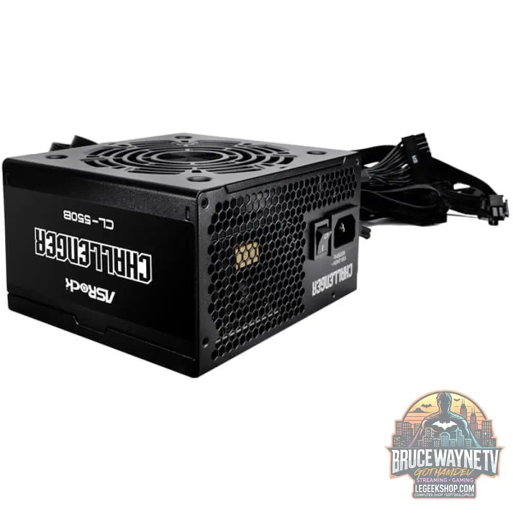 ASRock Challenger CL-550B 550W, alimentation PC - ASRock - vue 3