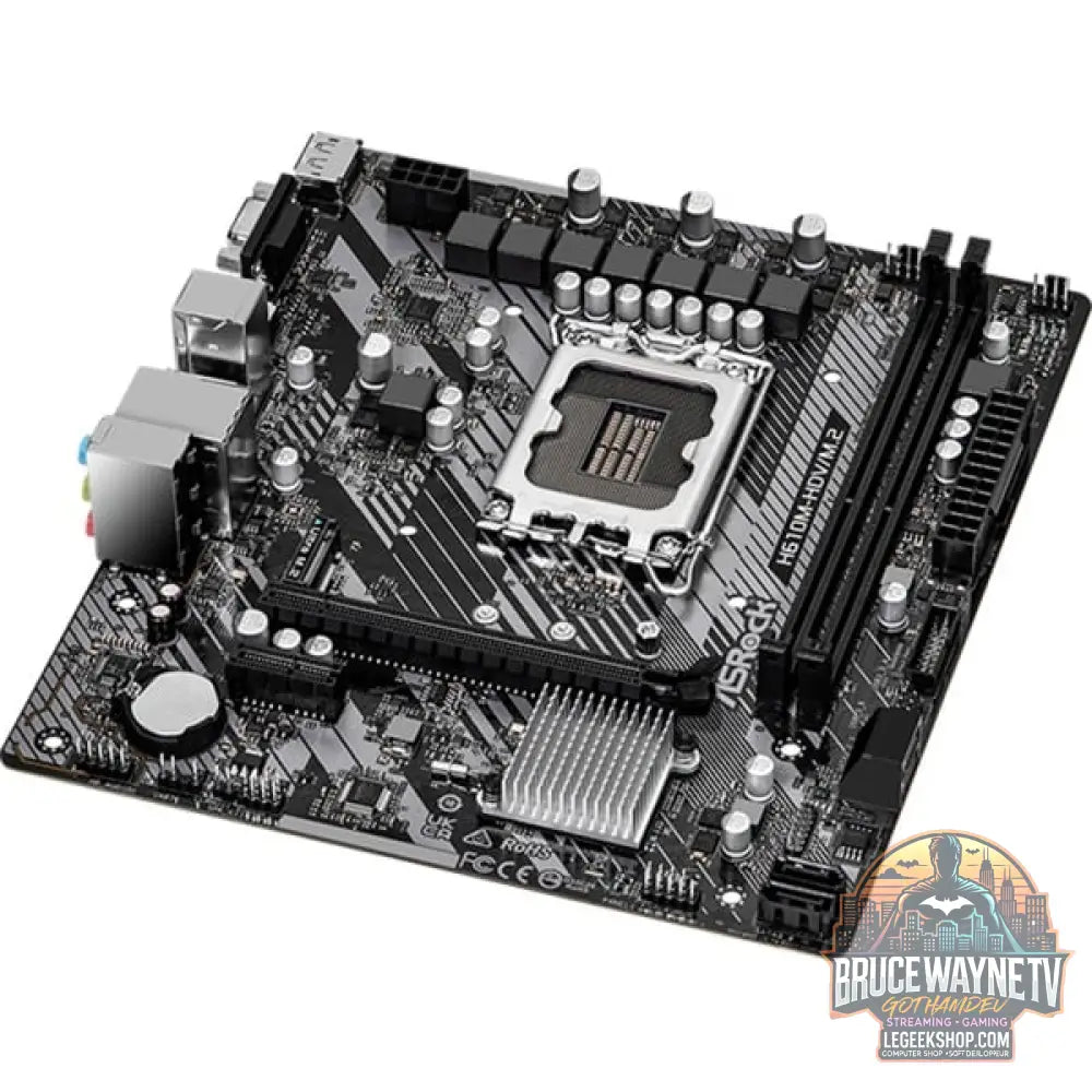 ASRock H610M-HDV/M.2 R2.0, carte mère - ASRock - vue 4