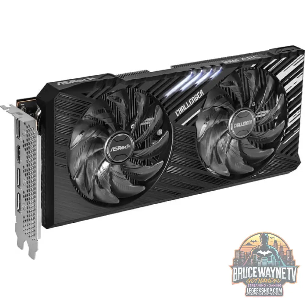 ASRock Intel Arc A750 Challenger SE 8GB OC, carte graphique 3x DisplayPort, 1x HDMI - ASRock - vue 3