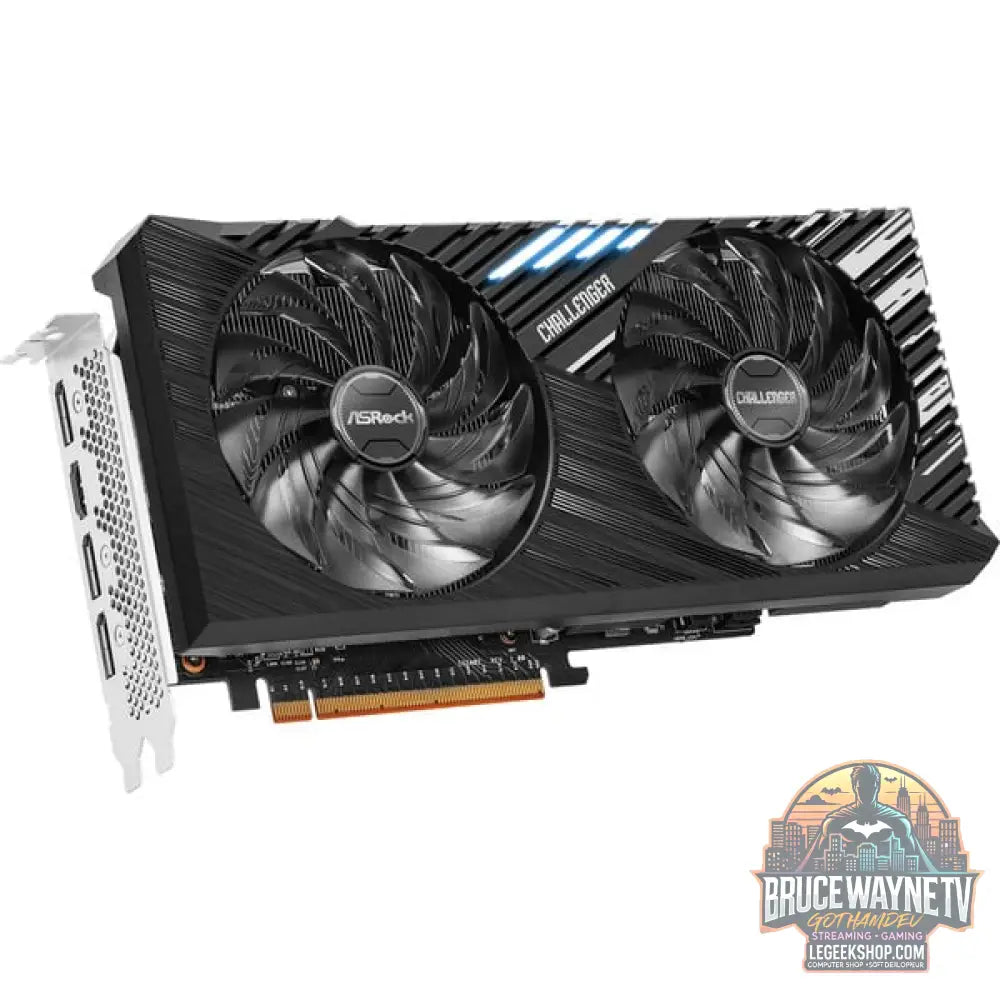 ASRock Intel Arc A750 Challenger SE 8GB OC, carte graphique 3x DisplayPort, 1x HDMI - ASRock - vue 4