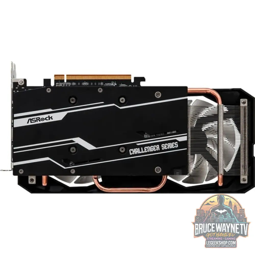 ASRock Radeon RX 7600 Challenger 8GB OC, carte graphique RDNA 3, GDDR6, 3x DisplayPort, 1x HDMI 2.1 - ASRock - vue 5
