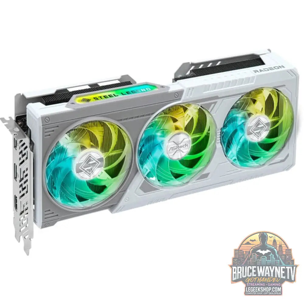 ASRock Radeon RX 9060 XT STEEL LEGEND OC 8GB, carte graphique - ASRock - vue 3