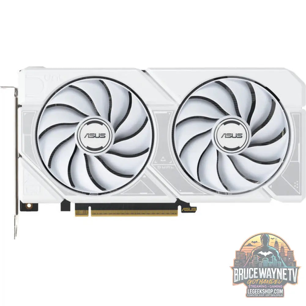 ASUS GeForce RTX 5060 Ti DUAL OC 8GB WHITE, carte graphique - ASUS - vue 2