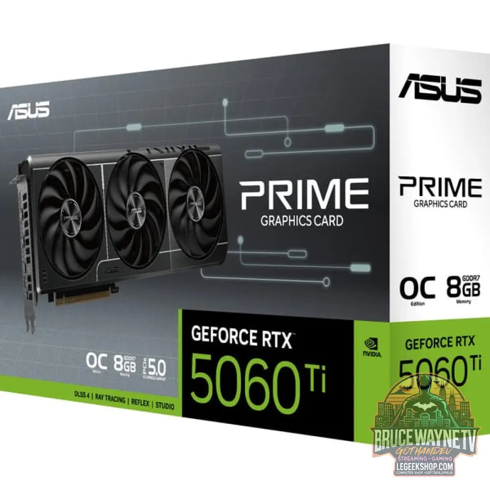 ASUS GeForce RTX 5060 Ti PRIME OC 8GB, carte graphique DLSS 4, 3x DisplayPort, 1x HDMI 2.1 - ASUS - vue 15